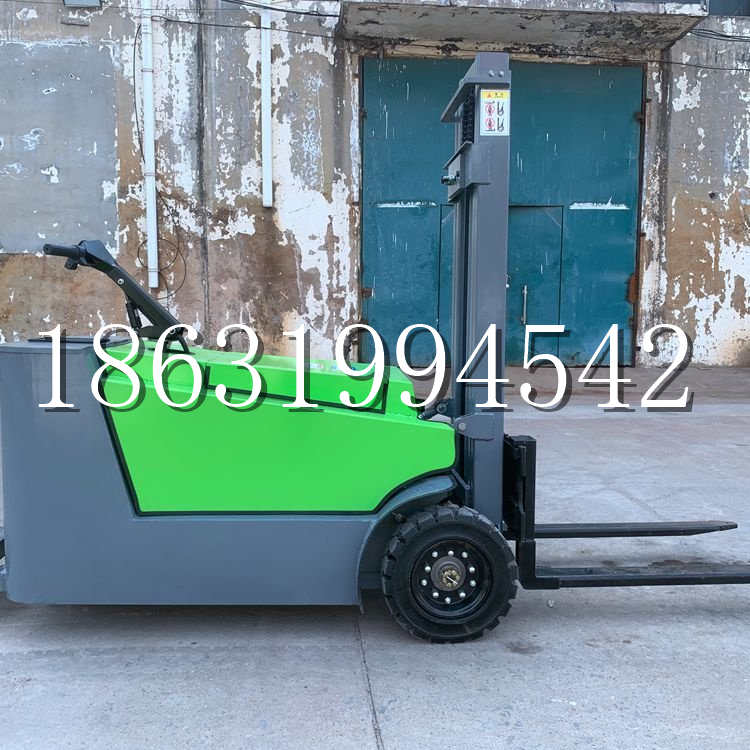 铁山区小型电动叉车1吨2吨步行站驾式电瓶堆高充电装卸车液压升降车铲车